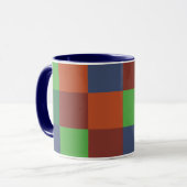 Mug Damier Coloré (Devant gauche)