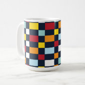 Mug Damier Coloré (Devant gauche)