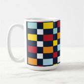 Mug Damier Coloré (Gauche)