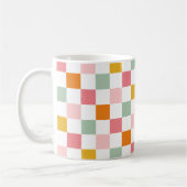 Mug Damier Coloré (Gauche)