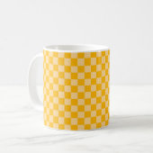 Mug Damier crème d'agrumes (Devant gauche)