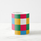 Mug Damier de fête coloré (Centre)