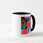 Mug Damier d'élection (Devant droit)