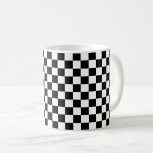 Mug Damier noir classique