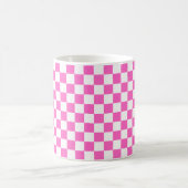 Mug Damier rose visuel classique  (Centre)