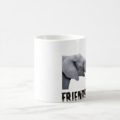 Mug D'amis étreindre d'éléphants pour (Centre)