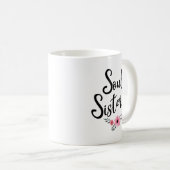Mug d'amitié - Soeurs d'âme (Devant droit)