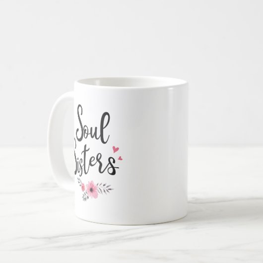 Mug d'amitié - Soeurs d'âme (Devant gauche)