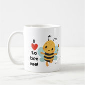 Mug d'amour personnel personnalisé (Gauche)