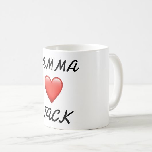 Mug d'amour sincère (Devant droit)