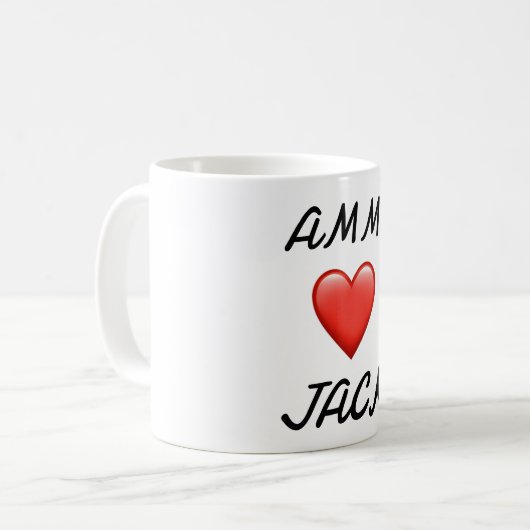 Mug d'amour sincère (Devant gauche)