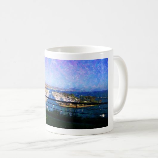 Mug Dana Point, CA (impressionisme) (Devant droit)