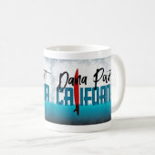 Mug Dana Point California Surfboard Surf (Devant droit)