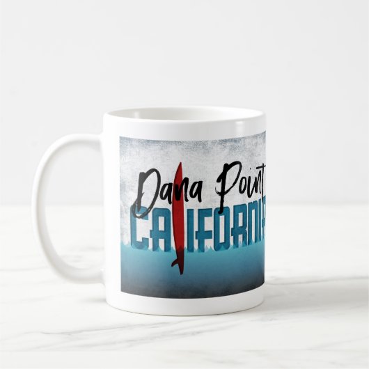 Mug Dana Point California Surfboard Surf (Gauche)