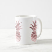 Mug d'ananas à huile d'or Rose (Devant droit)