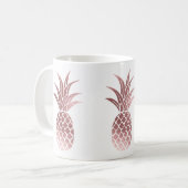 Mug d'ananas à huile d'or Rose (Devant gauche)