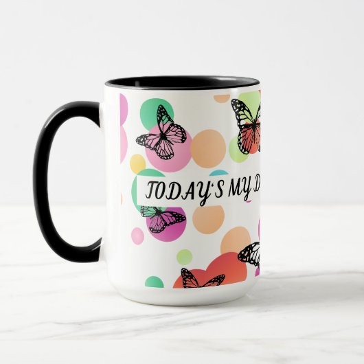 Mug Dance butterflies Garden (Gauche)