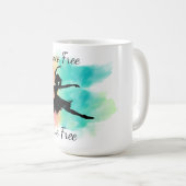 Mug Dance Free Live Free Dance Keychain (Devant droit)