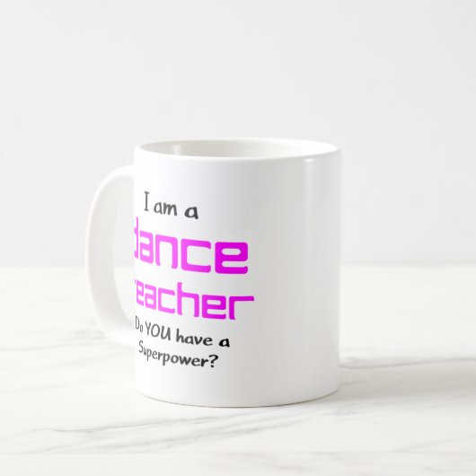 Mug dance teacher (Devant gauche)