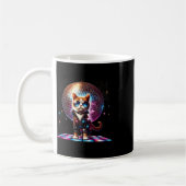 Mug Dancing Chat Disco Ball Kitten Kitty Lover Drôle P (Gauche)