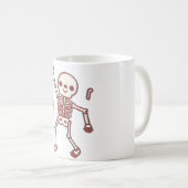 Mug Dancing Dansant Squelette 3D Style Anaglyph (Devant droit)