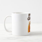 Mug Dancing Dog Retro Cute Illustration (Gauche)