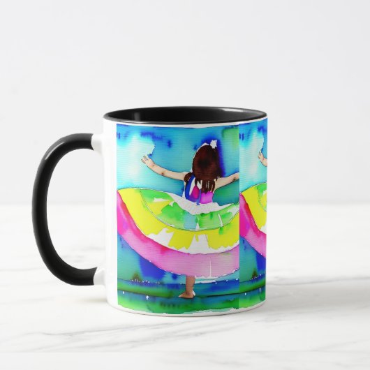 Mug Dancing Girl Concept Art (Gauche)