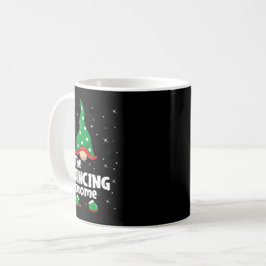 Mug Dancing Gnome Family Matching Christmas Funny Paja (Devant gauche)