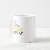 Mug Dancing Lover pour Dancer Manger Dormir Danse Répé (Devant gauche)