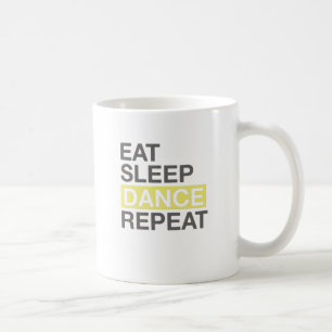 Mug Dancing Lover pour Dancer Manger Dormir Danse Répé