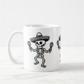 Mug Dancing Mexican Skeleton (Gauche)