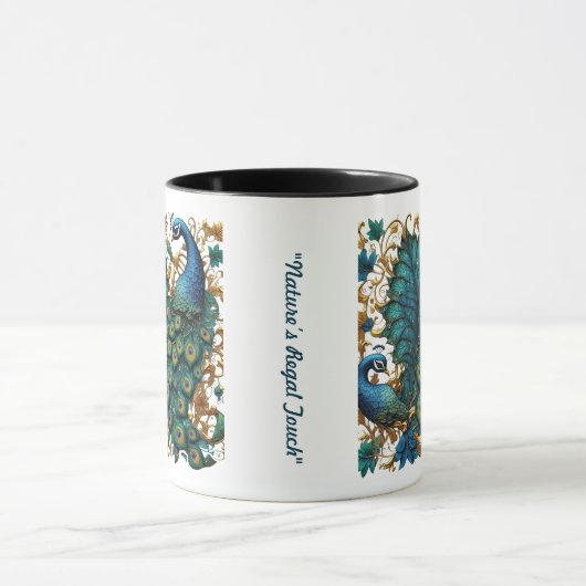 Mug "Dancing Peacock Elegance" (Centre)