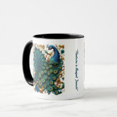 Mug "Dancing Peacock Elegance" (Devant gauche)