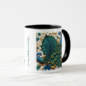 Mug "Dancing Peacock Elegance" (Devant droit)