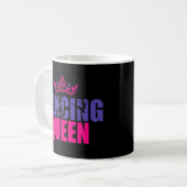 Mug Dancing Queen Crown Ballet Jazz Dance (Devant gauche)
