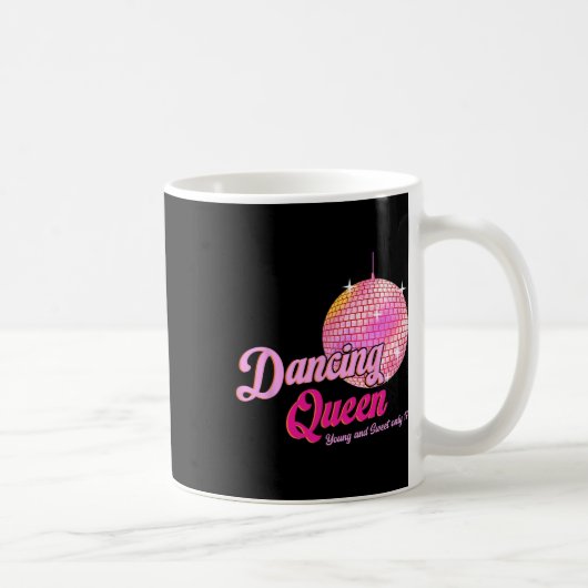 Mug Dancing Queen Tee 17 Anniversaire Disque de danse (Droite)