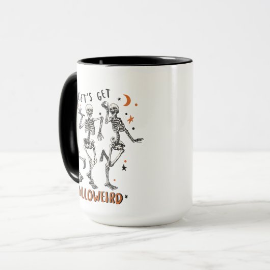 Mug Dancing Skeleton Halloween (Devant gauche)