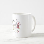 Mug Dancing Skeleton Halloween (Devant droit)