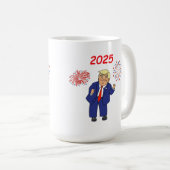 Mug Dancing Trump Design - 2025 (Devant droit)