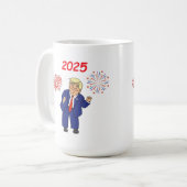 Mug Dancing Trump Design - 2025 (Devant gauche)