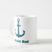 Mug d'Ancres nautiques personnalisées avec nom per (Devant gauche)