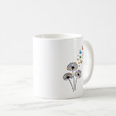 Mug Dandelion butterfly flow (Devant droit)