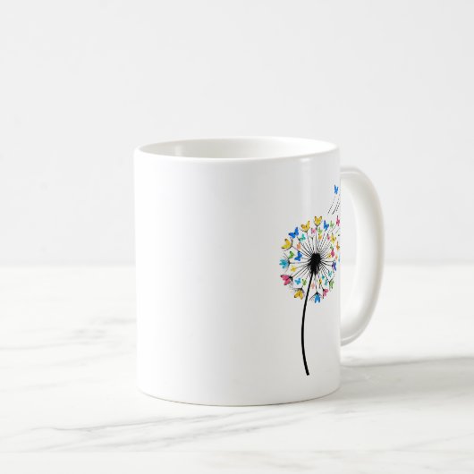 Mug Dandelion butterfly flow (Devant droit)