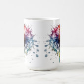 Mug Dandelion d'aquarelle vive (Centre)