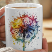 Mug Dandelion d'aquarelle vive