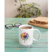 Mug Dandelion d'aquarelle vive