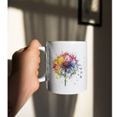 Mug Dandelion d'aquarelle vive