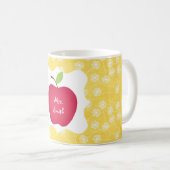 Mug Dandelion - Enseignant de la pomme rouge (Devant droit)