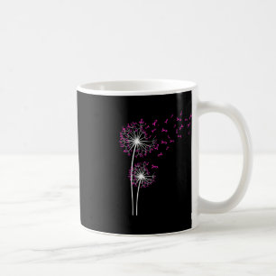 Mug Dandelion Faith Hope Love Cancer du sein Sensibili
