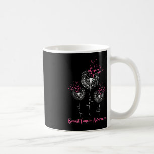 Mug Dandelion Faith Hope Love Cancer du sein Sensibili